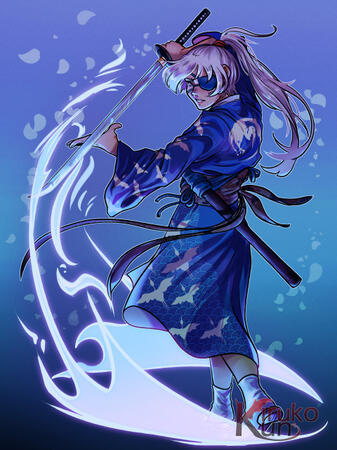 Dungeons & Dragons Samurai commission Dungeons & Dragons Samurai commission